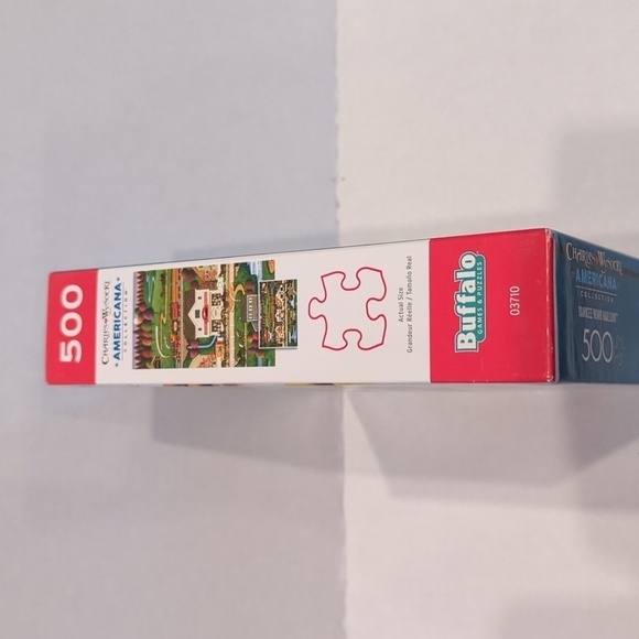 Buffalo Charles Wysocki Yankee Wink Hollow Americana Collection 500 pc Puzzle - Picture 5 of 6